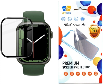 Захисне скло Drobak Frame A+ для Apple Watch Series 10 46 mm Black (dr_323231)