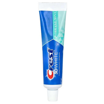 Зубная паста Crest 3D White против кариеса с фтором яркая мята 65 г