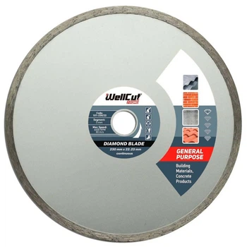 Алмазный диск WellCut Promo (230х22.23 мм) круг отрезной по камню (21739)