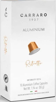 Кава в капсулах Nespresso Carraro Ristretto ALUMINIUM (10 капсул)