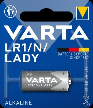 Батарейка щелочная VARTA LR1/N/LADY ALKALINE 1.5V