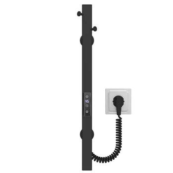 Полотенцесушитель электрический Holly 30x500 Deffi нержавеющая сталь (Черный, JD04) ( C.MB.50.30.E.B.U.2 )