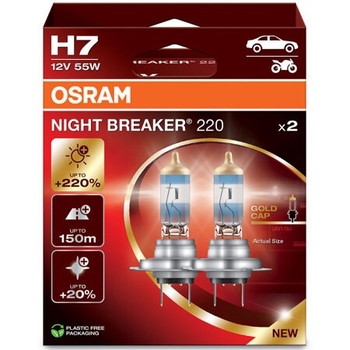 Автолампи OSRAM Night Breaker 220 H7 2 шт. (4062172399579)