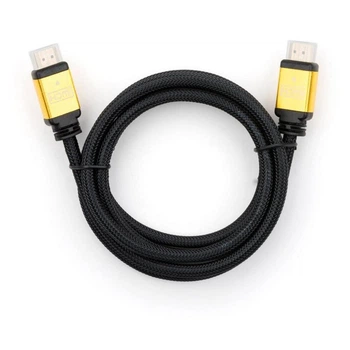 Кабель мультимедийный HDMI to HDMI 1.8 m metal V2.0 Vinga (VCPDCHDMI2VMM1.8BK)[19561]