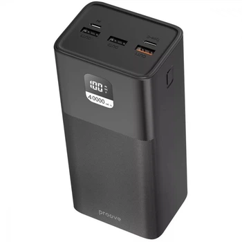 Повербанк 40000mAh 22.5W Proove Giant Lite Powerbank 3xUSB/Type-C/microUSB черный (PBGI20312201)