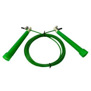 Скакалка для кросфіту зелена green SVN-2694