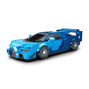 Конструктор Sembo Block Синій Bugatti Chiron (263 деталі)