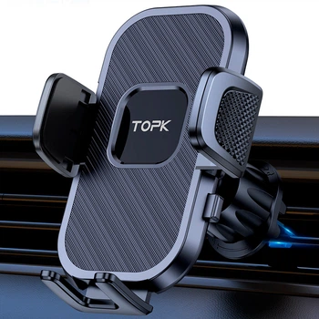 Держатель Topk Vent автомобильный для мобильного Чёрный (1014-752-00)