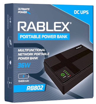 ИБП для роутера Rablex RB802 UPS, 36W (t9831)