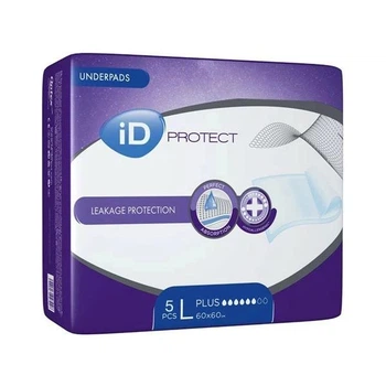 Пеленки одноразовые 5 шт ID Protect 58006753OOU Белый 60 х 60 см