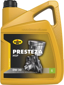 Моторна олива Kroon-Oil Presteza MSP 0W-20 5 л (KL 36497)