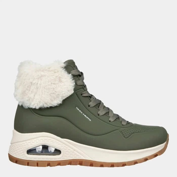 Жіночі демісезонні черевики низькі Skechers UNO RUGGED 167274 OLV 36.5 (6.5US) 23.5 см Оливкові (196311589027)
