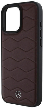 Etui Mercedes-Benz Waves Leather dla Apple iPhone 16 PRO MAX Red (MEHCP16X23RWRSR)