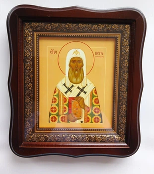 Икона Пётр (митрополит Киевский) 26×23см