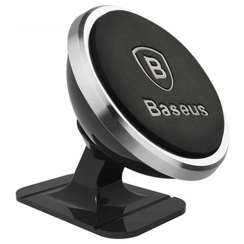 Автодержатель Baseus 360° Adjustable Magnetic Phone Mount Silver (SUCX140012)