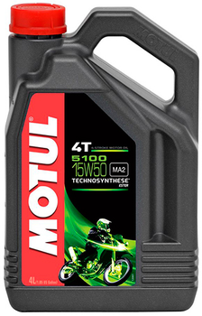 Моторное масло Motul 5100 4T 15W-50 4 л (104083)