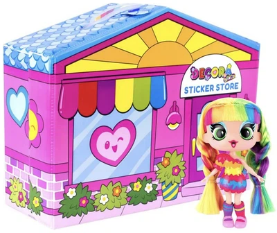 Ігровий набір з лялькою DECORA GIRLZ Дизайнерський магазин наліпок (D1009)