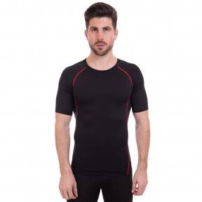 Компрессионная футболка мужская LD-1103 размер: XL (48-50) Цвет: Черный-красный