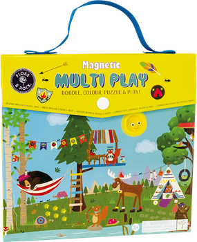 Zestaw zabaw Floss and Rock Adventure Multiplay magnetyczne i Plastyczne 4 w 1 (5055166360425)