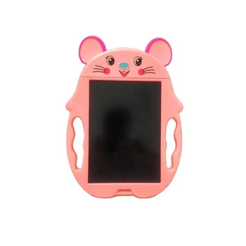 Дитячий графічний LCD планшет для малювання Kids Pad 9" Mouse Pink