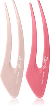 Заколки для волосся Janeke Hair Clip рожевий + рожевий нюд 12,5 см