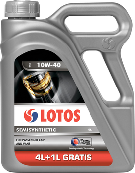 Моторна олива Lotos Semisyntetic SN 10W-40 4+1 л (WF-K505K00-0H1)