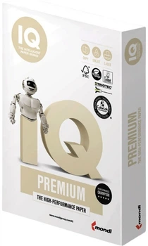Папір офісний IQ Premium А4 90 г/м2 500 аркушів Білий (IQPrem A4/90)