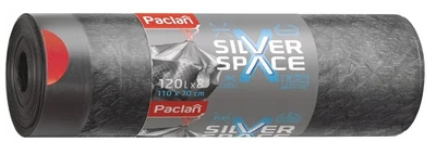 Пакети для сміття Paclan Silver Space 120 л 8 шт (5900942135318)