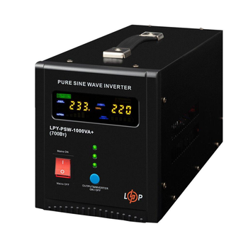 ИБП LogicPower LPY-PSW-1000VA+ (700Вт) 10A/20A с правильной синусоидой 12V