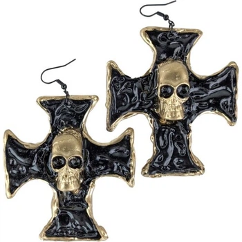 Сережки Ізіда Seta Decor 24-662BLK-GL