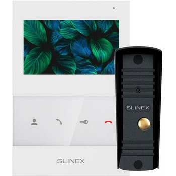 Комплект видеодомофона Slinex SQ-04M White + ML-16HR Black