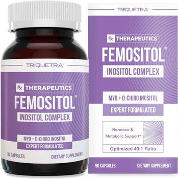 Комплекс міо-інозитолу та D-хіро-інозитолу преміум-класу Triquetra Health FemoSitol 90 капсул