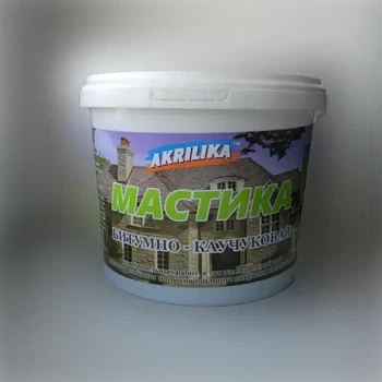 Мастика битумно-каучуковая Akrilika 10 кг
