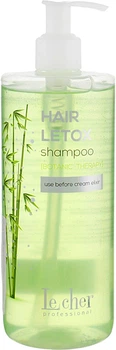 Шампунь восстанавливающий с керамидами и экстрактом бамбука Hair Letox Le Сher, 500 мл