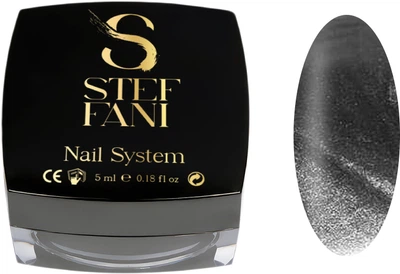 Гель-краска для ногтей Meta Gel Steffani, 5 мл, серебряное литье
