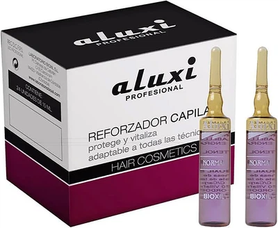 Ампулы для нормальных и жирных волос, продлевают укладку Normal Aluxi, 24х15 мл