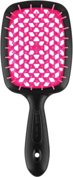Щетка Superbrush Small чёрная с фуксией Janeke