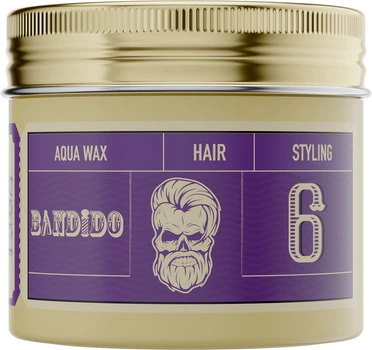 Воск для укладки волос на водной основе средней фиксации Aqua Wax 6 Medium Violetta Bandido, 125 мл