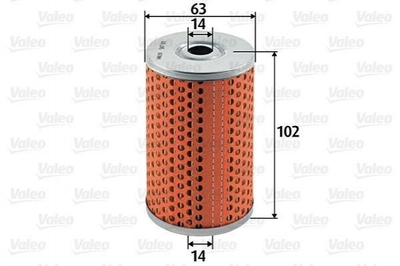 Топливный фильтр Valeo 587911 Peugeot 605; Renault Safrane 190601, 190611, 5017832