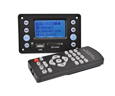 Встраиваемый MP3 плеер, FM модуль USB microSD,Bluetooth 4.2 12В