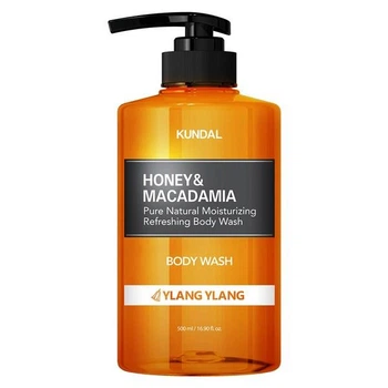 Зволожуючий гель для душу "Іланг-Іланг" Kundal Honey & Macadamia Body Wash Ylang Ylang, 500 мл