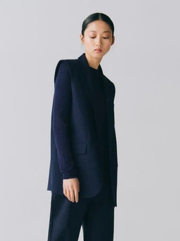 Куртка женская Zara 6136/241 XS Темно-Синяя (06136241401017)