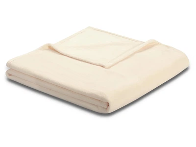 Плед Biederlack Unicolour Полуторний 150x200 см NATUR Молочный