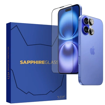 Защитное стекло для телефона iLera Sapphire Ultra + Glass for iPhone 16 Plus