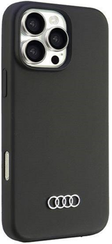 Панель Audi Silicone Case для Apple iPhone 16 Pro Max Black (6955250227995)