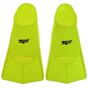 Ласты тренировочные с закрытой пяткой Cima 7035 размер S (33-35) Neon Yellow