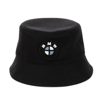 Молодежная панама с вышивкой БМВ (BMW) (One-size) Черный