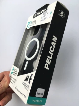 Чехол противоударный с клипсой Pelican Voyager MagSafe для iPhone 14 Pro Max (6.7") Clear Прозрачный