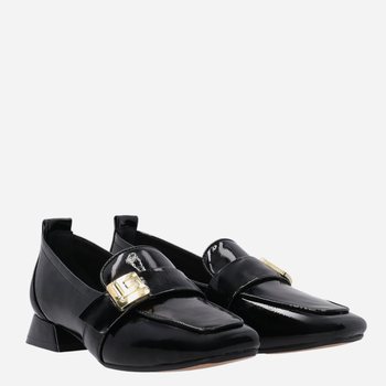 Loafersy damskie skórzane