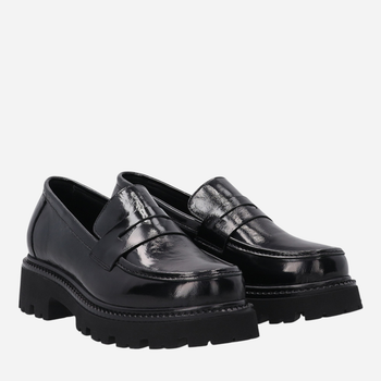 Loafersy damskie skórzane